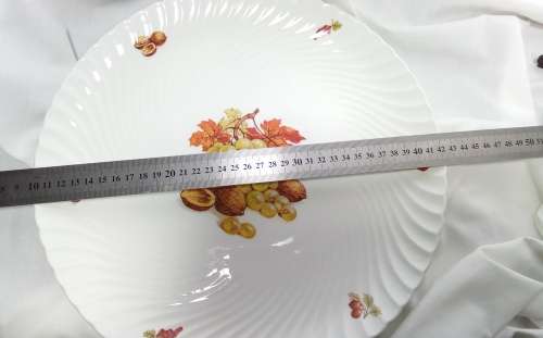 Burleigh Ware "Vintage Harvest" serving platter and 6 plates