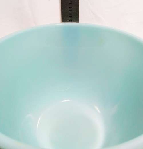 Two beautiful vintage Fire king delphite blue milk glass bowls