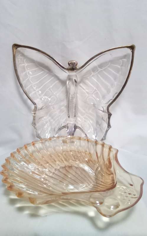 Two Lovely vintage candy dishes