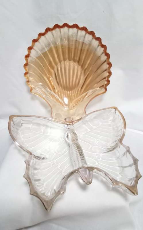 Two Lovely vintage candy dishes