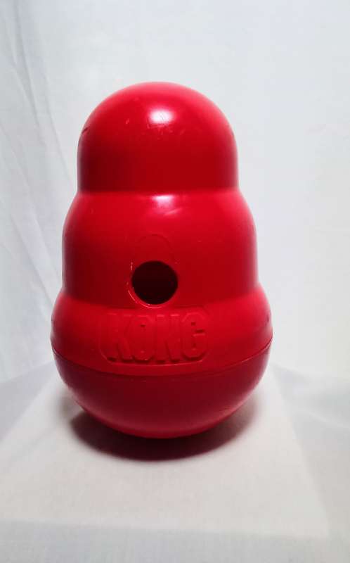 Large KONG wobbler dog toy