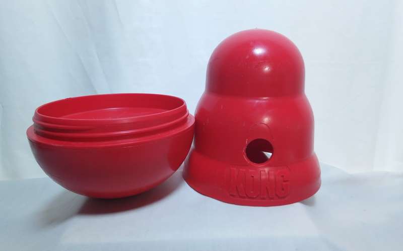 Large KONG wobbler dog toy