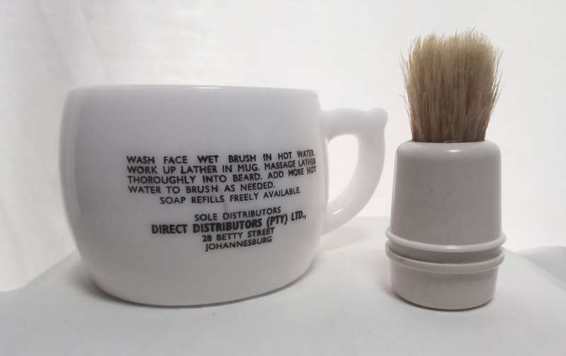 Vintage Seaforth scotch Heather shaving mug with Culmak brush