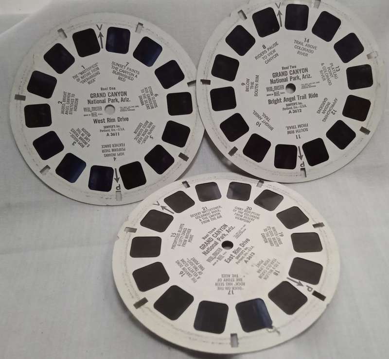 1960s Sawyer`s VIEW-MASTER Brown Beige Model G (#2014) with Original Box