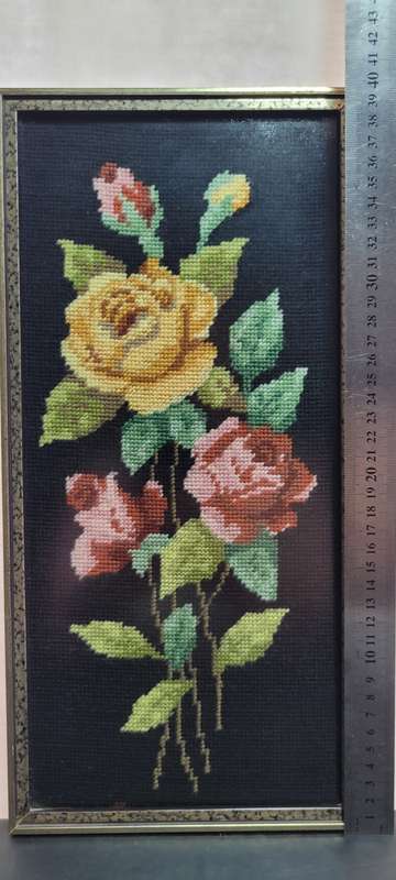 Lovely Vintage framed tapestry