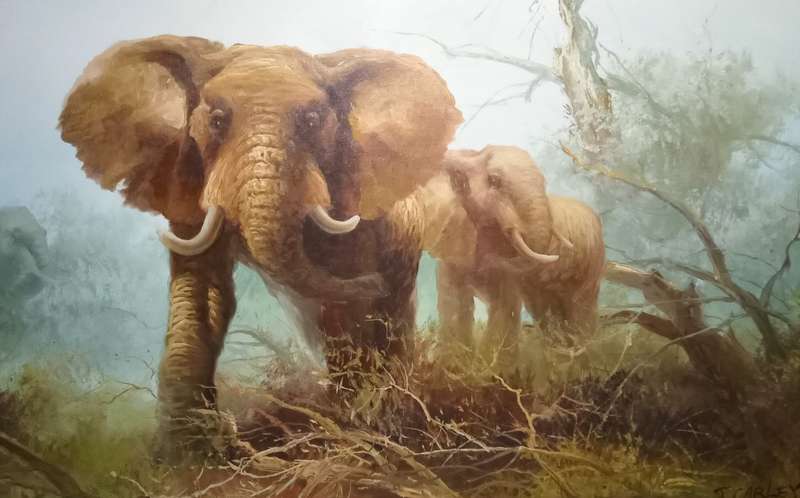 Stunning original oil painting by J. Carley