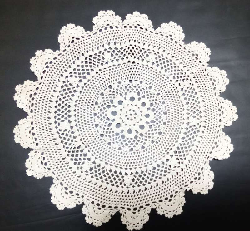 Vintage hand crocheted doily