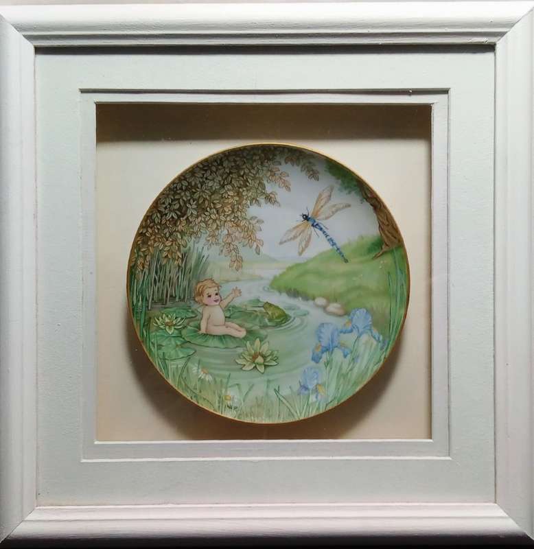 The Water Babies Plate Tom & The Dragonfly