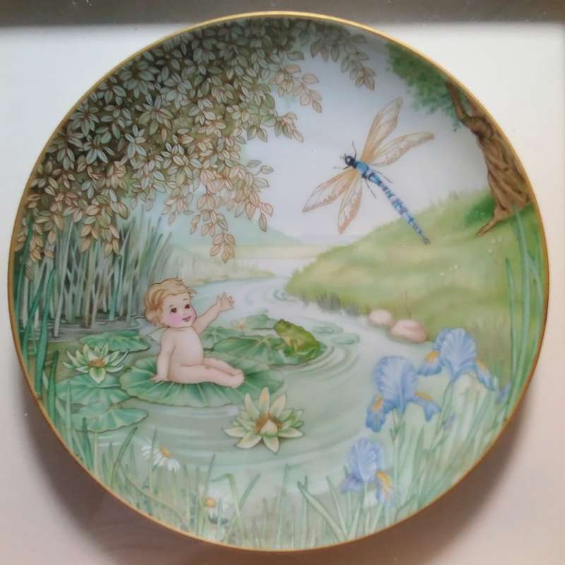 The Water Babies Plate Tom & The Dragonfly