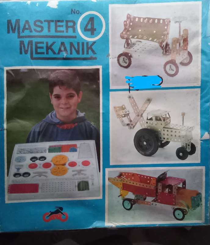Vintage Russian/Soviet era Meccano style construction kit