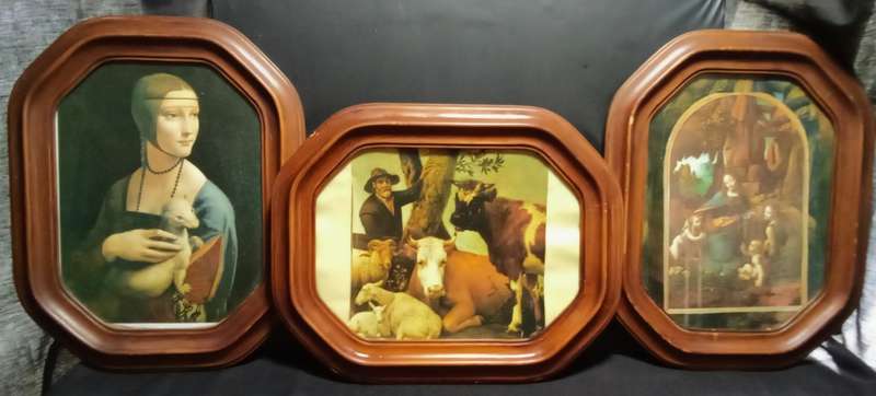 Three lovely vintage frames