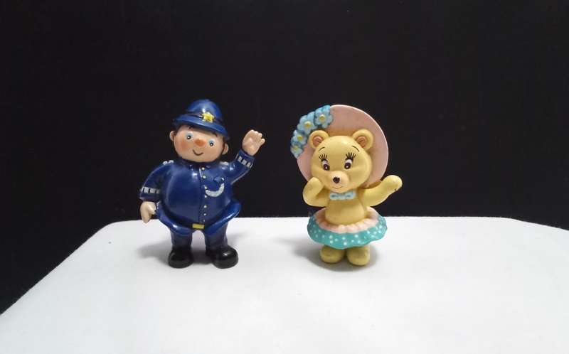 Noddy`s friends!! Vintage Mr Plod and Tessie!