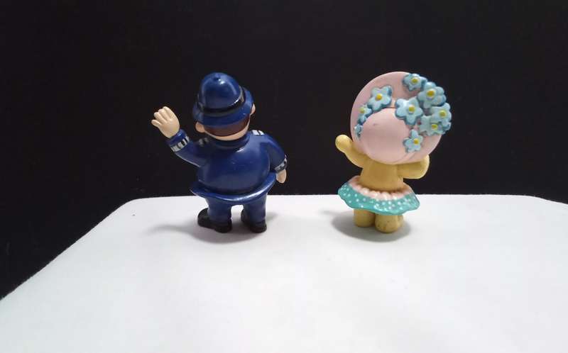 Noddy`s friends!! Vintage Mr Plod and Tessie!