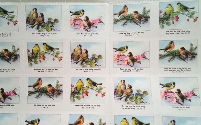 The dearest vintage Afrikaans Christmas stamps
