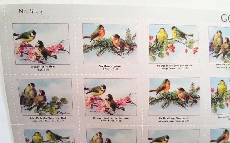 The dearest vintage Afrikaans Christmas stamps