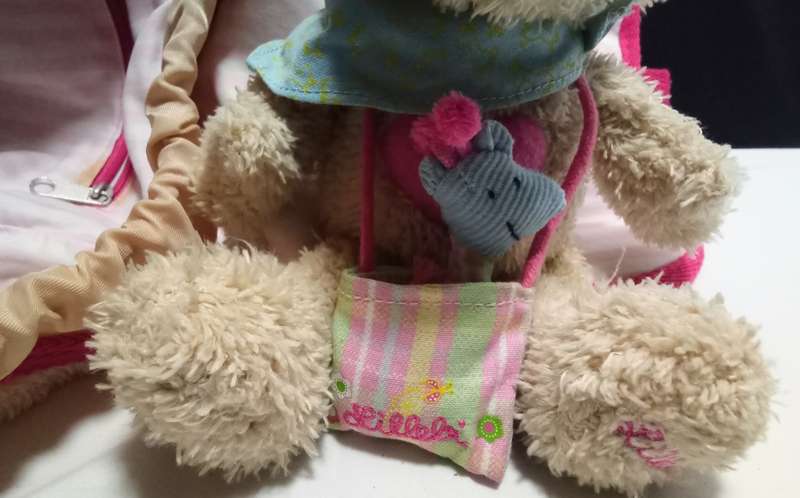 Nici Steinbeck Lillebi Backpack and little mouse with bag