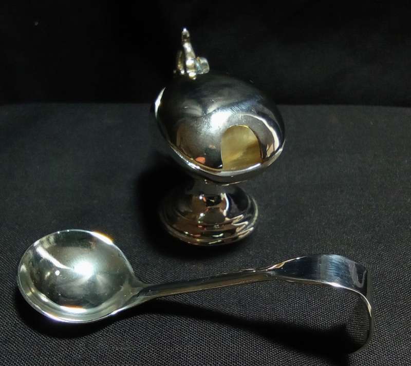 Small Salt Saleron and ladle