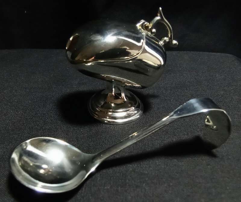 Small Salt Saleron and ladle
