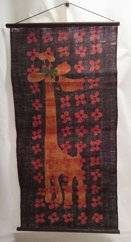 Cute vintage Jute wall hanging