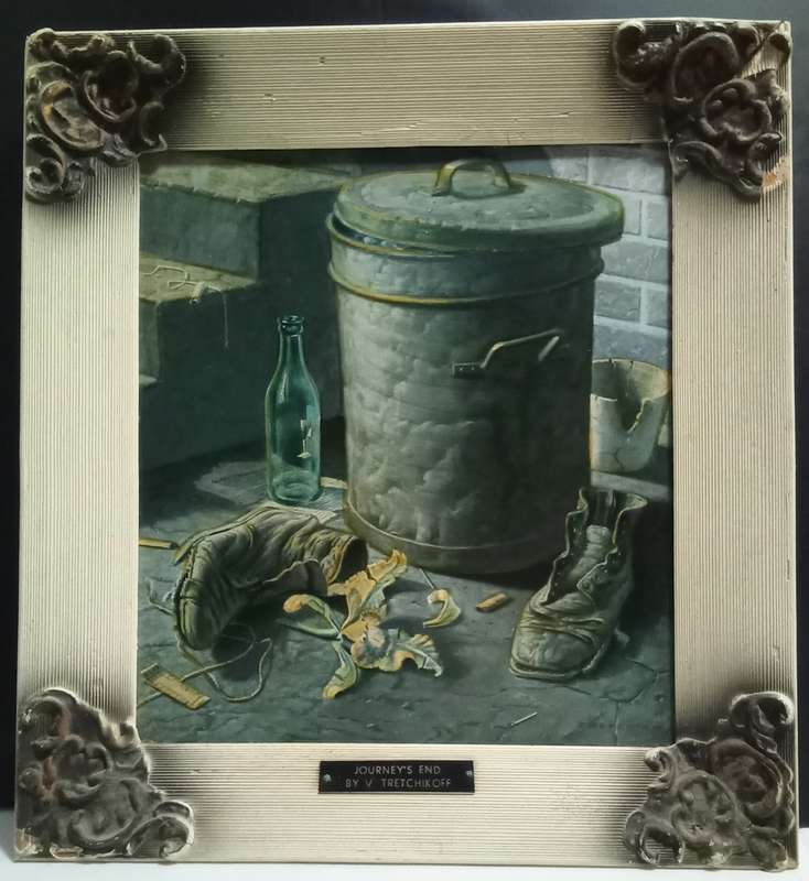 Stunning vintage `Journey`s end` print and frame- Tretchikoff