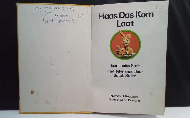 Vier Haas Das boekies
