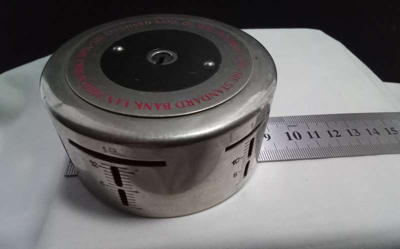 Vintage Standard Bank of  SA Automatic Recording Safe