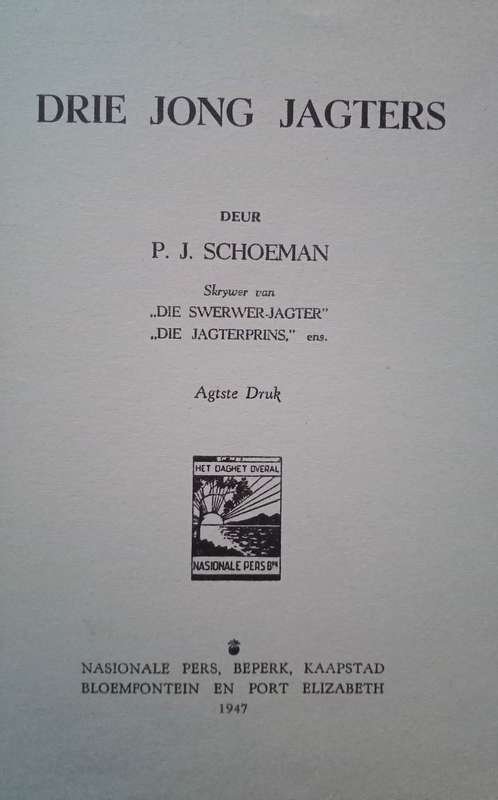Drie Jong Jagters - PJ Schoeman (1947)