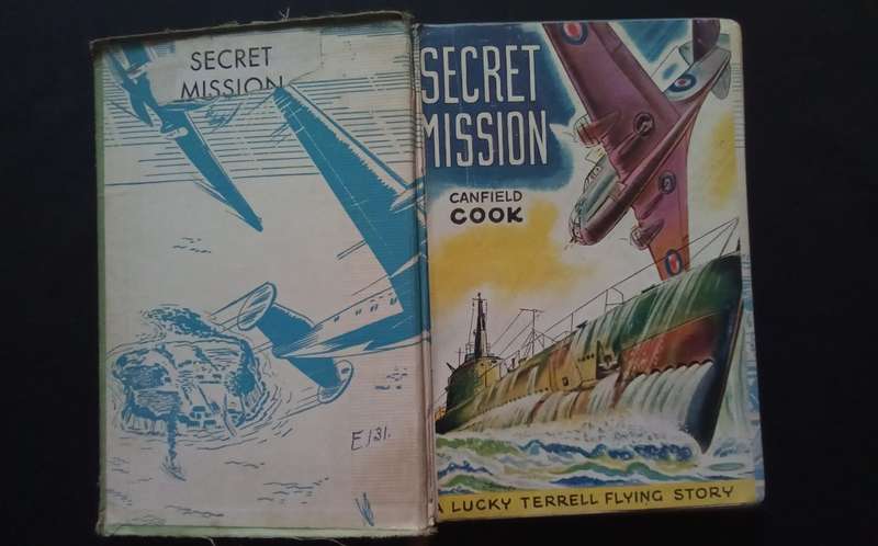 SECRET MISSION: A Lucky Terrell Flying Story, by Cook, Canfield (1943)