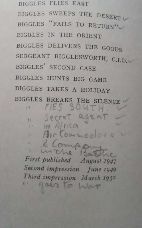 Sergeant Bigglesworth C.I. D. -  Johns, W.E. (1950)