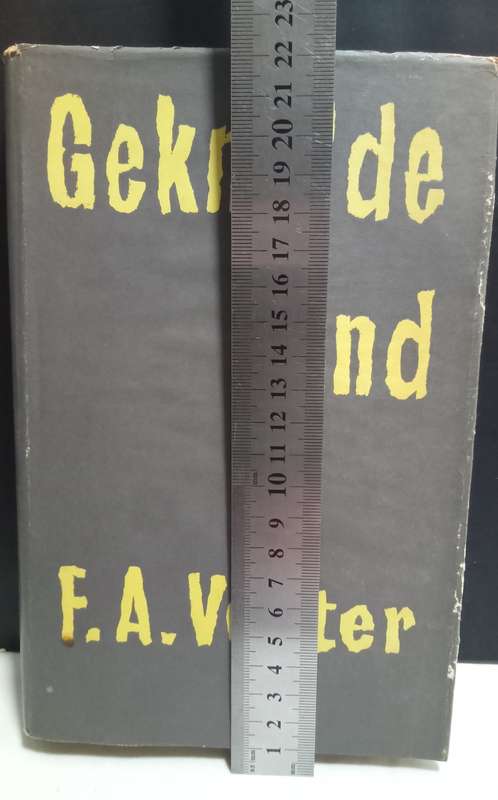 Geknelde land  - FA Venter (1960 Eerste uitgawe) met oorspronklike faktuur!