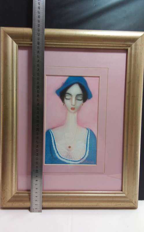 Framed Pieter vd Westhuizen print