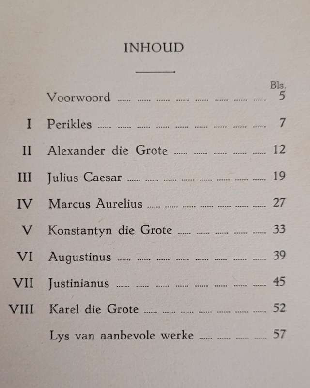 Merkwaardige Figure van die Oudheid (Afrikaans) | Dr. H Muller 1945