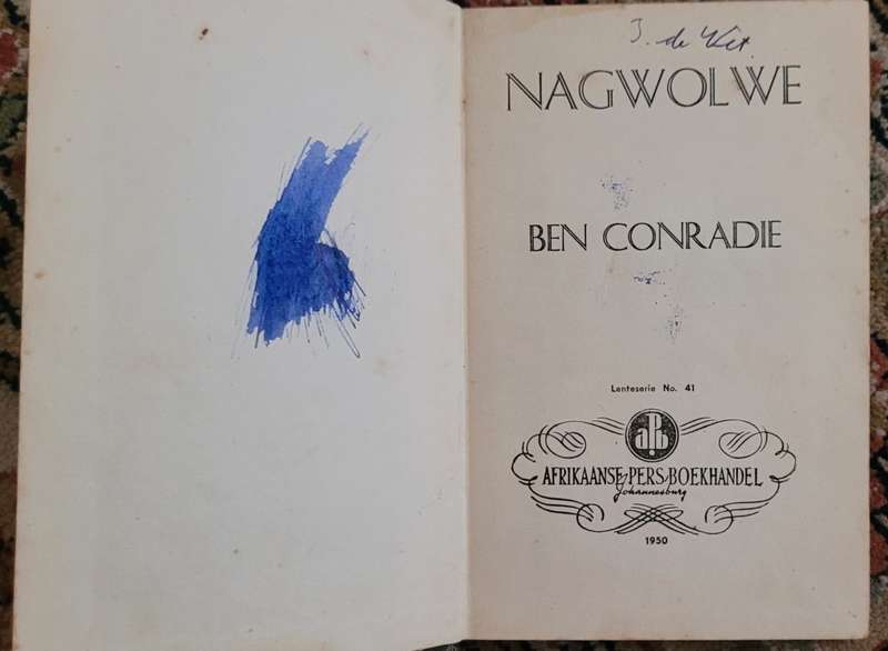 Nagwolwe - Ben Conradie