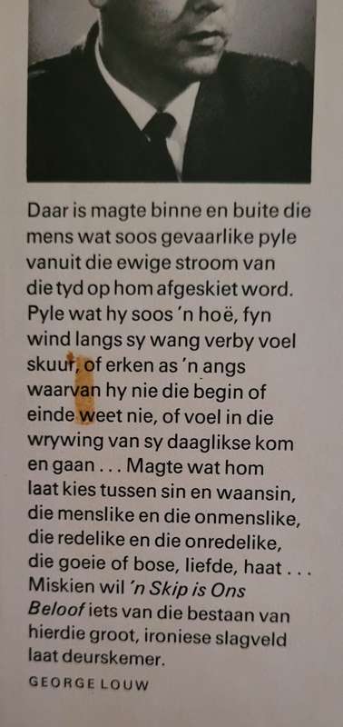 `N SKIP IS ONS BELOOF - GEORGE LOUW 1974