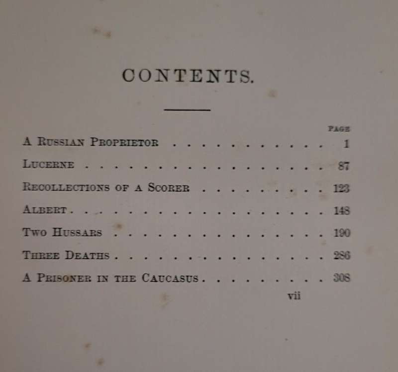 A RUSSIAN PROPRIETOR - COUNT LYOF N. TOLSTOI 1887