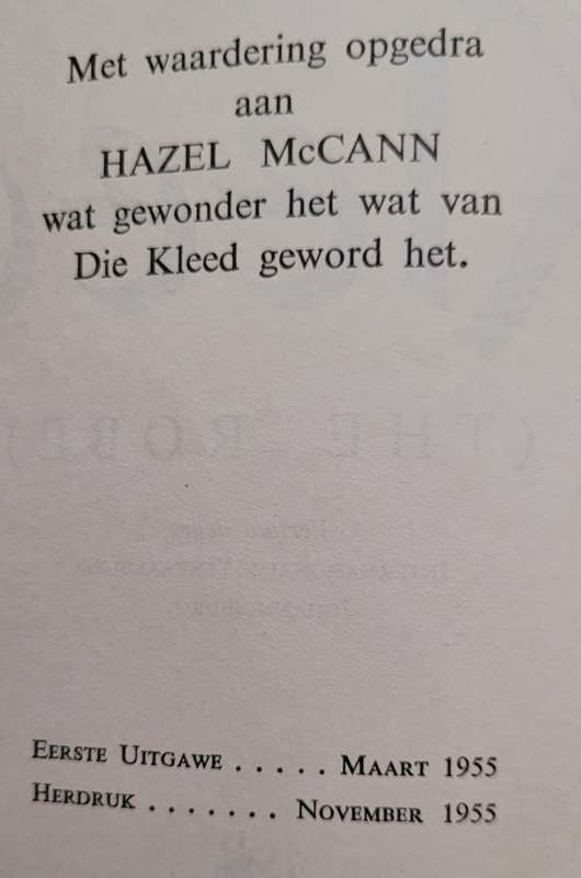 Die Kleed - Lloyd C. Douglas 1955