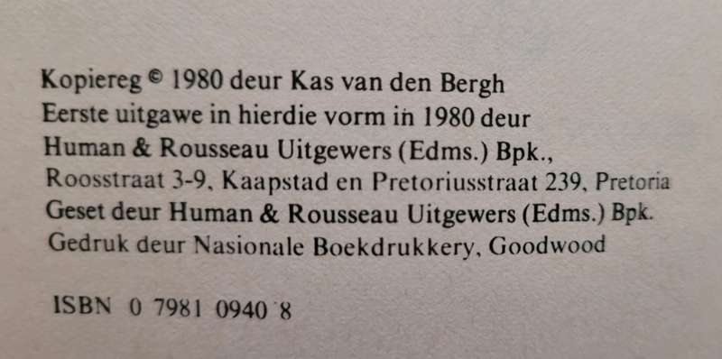 Die geval Lisinda - Kas van den Bergh 1980