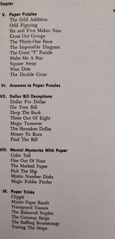 FELL`S GUIDE   PAPERCRAFT  TRICKS  GAMES  AND PUZZLES - WALTER B. GIBSON 1963