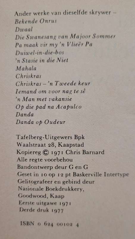 Die rebellie van Lafras Verwey - Chris Barnard