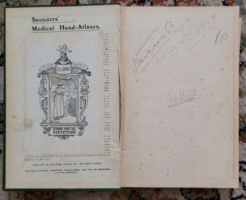 SAUNDERS` MEDICAL HAND-ATLAS - Abdominal Hernias  Dr G SULTAN 1902