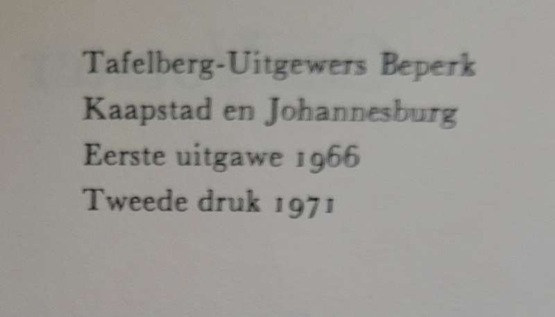 DIE GOUDROWERS - CAS VORSTER 1971