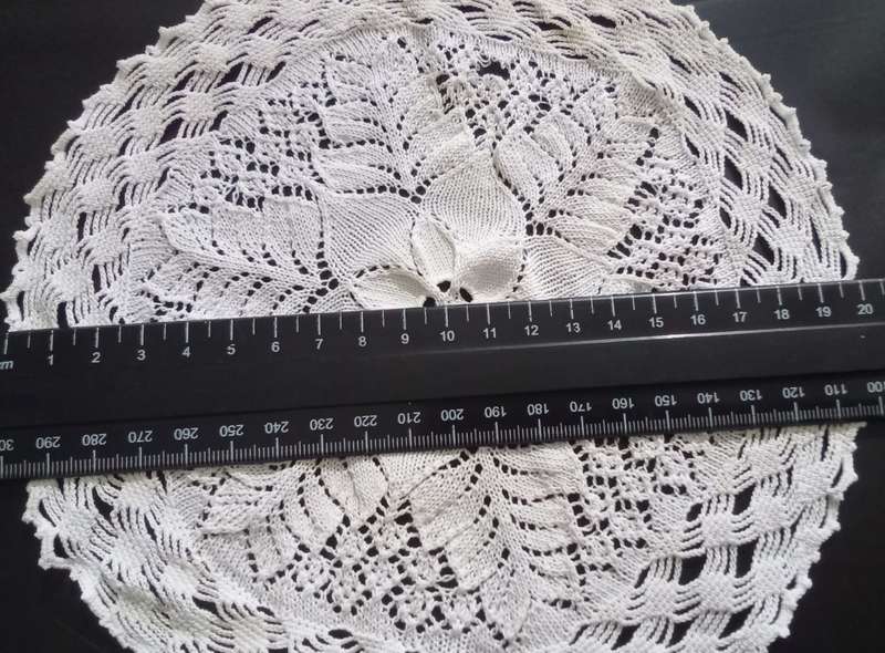 Lovely vintage hand crocheted white doily