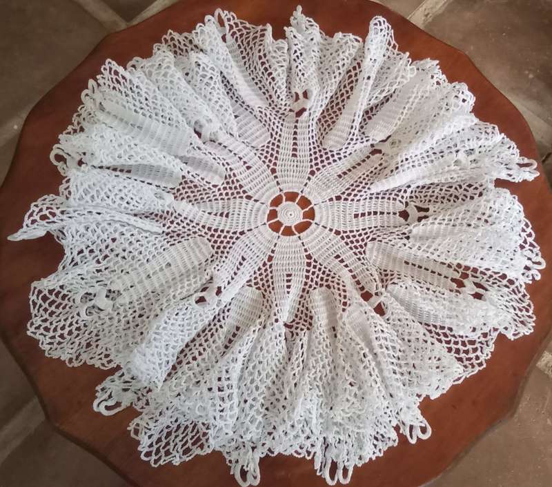 Beautiful Vintage hand crocheted doily