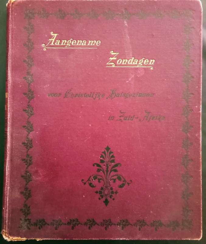 Extremely rare!! Aangename zondagen voor christelijke huisgezinnen in Zuid-Afrika 1898