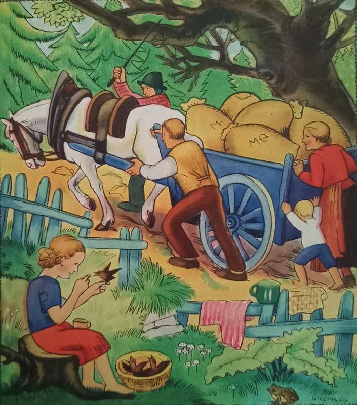 WIE CHRISTKINDLEIN DEN KINDERN HALF  WEIHNACHTSMÄRCHEN - VON M. GRENGG 1930