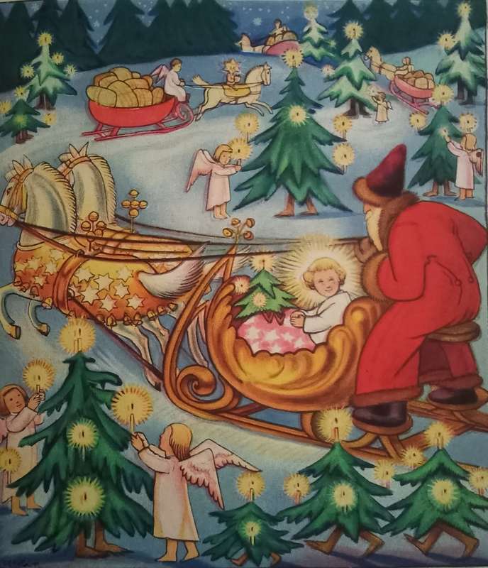 WIE CHRISTKINDLEIN DEN KINDERN HALF  WEIHNACHTSMÄRCHEN - VON M. GRENGG 1930