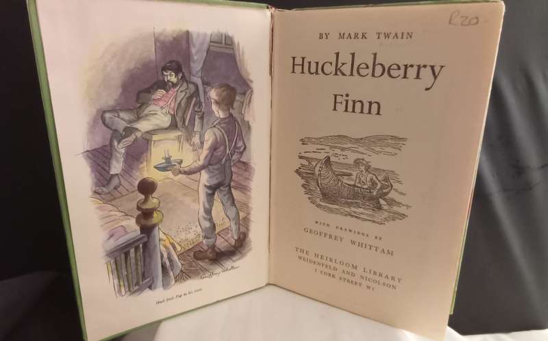 THE ADVENTURES  HUCKLEBERRY  FINN  -  MARK TWAIN 1958