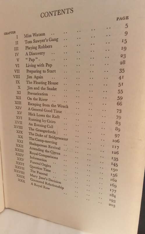 THE ADVENTURES  HUCKLEBERRY  FINN  -  MARK TWAIN 1958