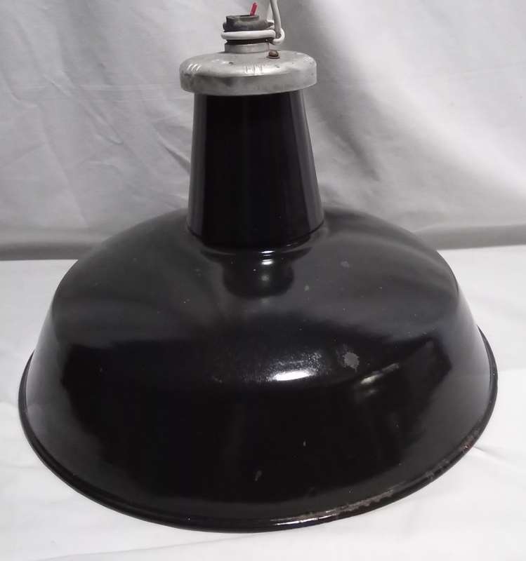 Vintage Industrial Enamel Light
