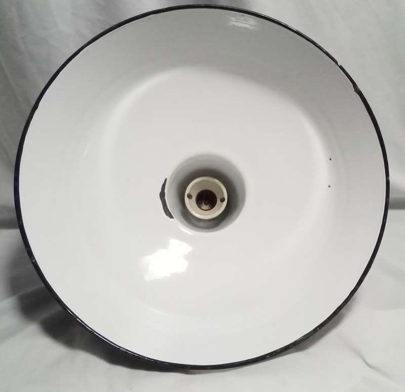 Vintage Industrial Enamel Light
